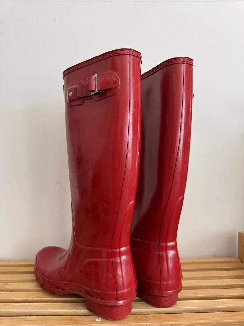 Hunter Tall Gloss Red Women's Rain Boots